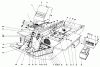 Mähdecks 30575 - Toro 72" Side Discharge Mower (SN: 200001 - 299999) (1992) Listas de piezas de repuesto y dibujos INSTRUMENT PANEL AND STEERING POST ASSEMBLY