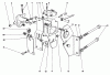 Mähdecks 30575 - Toro 72" Side Discharge Mower (SN: 200001 - 299999) (1992) Listas de piezas de repuesto y dibujos TRANSMISSLON INTERLOCK ASSEMBLY