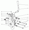 Mähdecks 30575 - Toro 72" Side Discharge Mower (SN: 200001 - 299999) (1992) Listas de piezas de repuesto y dibujos VALVE AND LEVER ASSEMBLY