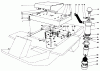 Mähdecks 30555 - Toro 52" Side Discharge Mower, Groundsmaster 200 Series (SN: 4000001 - 4999999) (1984) Listas de piezas de repuesto y dibujos SEAT MOUNT AND AIR CLEANER ASSEMBLY