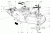 Mähdecks 30560 - Toro 52" Rear Discharge Mower (SN: 5000001 - 5999999) (1985) Listas de piezas de repuesto y dibujos CUTTING UNIT MODEL NO. 30555 #1