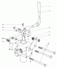 Mähdecks 30560 - Toro 52" Rear Discharge Mower (SN: 5000001 - 5999999) (1985) Listas de piezas de repuesto y dibujos VALVE AND LEVER ASSEMBLY