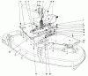 Mähdecks 30562 - Toro 62" Side Discharge Mower, GM 200 Series (SN: 6000001 - 6999999) (1986) Listas de piezas de repuesto y dibujos CUTTING UNIT MODEL NO. 30555 #4