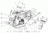 Mähdecks 30575 - Toro 72" Side Discharge Mower (SN: 700001 - 799999) (1987) Listas de piezas de repuesto y dibujos INSTRUMENT PANEL AND STEERING POST ASSEMBLY