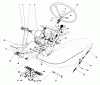 Mähdecks 30575 - Toro 72" Side Discharge Mower (SN: 700001 - 799999) (1987) Listas de piezas de repuesto y dibujos PEDALS AND STEERING WHEEL ASSEMBLY