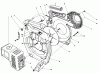 Laubbläser / Laubsauger 30935 - Toro 20cc Hand Held Blower (SN: 2000001 - 2999999) (1992) Listas de piezas de repuesto y dibujos BLOWER HOUSING ASSEMBLY