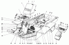 Mähdecks 30562 - Toro 62" Side Discharge Mower, GM 200 Series (SN: 20001 - 29999) (1982) Listas de piezas de repuesto y dibujos INSTRUMENT PANEL AND STEERING POST ASSEMBLY