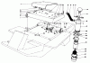 Mähdecks 30562 - Toro 62" Side Discharge Mower, GM 200 Series (SN: 20001 - 29999) (1982) Listas de piezas de repuesto y dibujos SEAT MOUNT AND AIR CLEANER ASSEMBLY