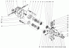 Mähdecks 30562 - Toro 62" Side Discharge Mower, GM 200 Series (SN: 20001 - 29999) (1982) Listas de piezas de repuesto y dibujos TRANSMISSION ASSEMBLY 46-7240