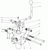 Mähdecks 30562 - Toro 62" Side Discharge Mower, GM 200 Series (SN: 20001 - 29999) (1982) Listas de piezas de repuesto y dibujos VALVE AND LEVER ASSEMBLY