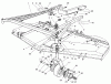 Mähdecks 30564 - Toro 62" Side Discharge Mower (SN: 800001 - 899999) (1998) Listas de piezas de repuesto y dibujos CARRIER FRAME ASSEMBLY