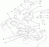 Mähdecks 30569 - Toro 62" Guardian Recycler Mower, Groundsmaster 200 Series (SN: 250000001 - 250999999) (2005) Listas de piezas de repuesto y dibujos GEARBOX INSTALLATION ASSEMBLY