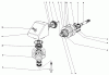 Mähdecks 30575 - Toro 72" Side Discharge Mower (SN: 600001 - 699999) (1986) Listas de piezas de repuesto y dibujos GEAR BOX ASSEMBLY
