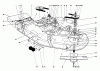 Mähdecks 30652 - Toro 52" Side Discharge Mower (SN: 390001 - 399999) (1993) Listas de piezas de repuesto y dibujos DECK AND SPINDLE ASSEMBLY