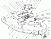 Mähdecks 30652 - Toro 52" Side Discharge Mower (SN: 590001 - 599999) (1995) Listas de piezas de repuesto y dibujos COVERS, GEAR BOX AND GAUGE WHEEL ASSEMBLY