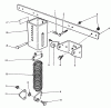 Mähdecks 30662 - Toro 62" Side Discharge Mower (SN: 390001 - 399999) (1993) Listas de piezas de repuesto y dibujos COUNTER BALANCE ASSEMBLY