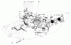 Mähdecks 30721 - Toro 72" Side Discharge Mower (SN: 000001 - 099999) (1980) Listas de piezas de repuesto y dibujos HYDROSTATIC TRANSMISSION & VALVE ASSEMBLY