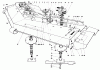 Mähdecks 30721 - Toro 72" Side Discharge Mower (SN: 100001 - 199999) (1981) Listas de piezas de repuesto y dibujos CUTTING UNIT MODEL NO. 30721 #1