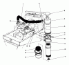 Mähdecks 30721 - Toro 72" Side Discharge Mower (SN: 300001 - 399999) (1983) Listas de piezas de repuesto y dibujos AIR CLEANER ASSEMBLY 27-7090