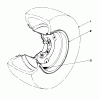 Mähdecks 30721 - Toro 72" Side Discharge Mower (SN: 300001 - 399999) (1983) Listas de piezas de repuesto y dibujos TIRE & WHEEL ASSEMBLY 23 X 10.50 X 12 (OPTIONAL) NO. 36-1050