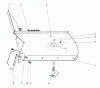 Mähdecks 30721 - Toro 72" Side Discharge Mower (SN: 300001 - 399999) (1983) Listas de piezas de repuesto y dibujos V-PLOW MODEL NO. 30750 (OPTIONAL)