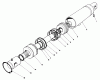 Mähdecks 30721 - Toro 72" Side Discharge Mower (SN: 500001 - 599999) (1985) Listas de piezas de repuesto y dibujos HYDRAULIC CYLINDER ASSEMBLY-53-3160