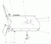 Mähdecks 30721 - Toro 72" Side Discharge Mower (SN: 500001 - 599999) (1985) Listas de piezas de repuesto y dibujos V-PLOW MODEL NO. 30750 (OPTIONAL)