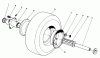 Mähdecks 30721 - Toro 72" Side Discharge Mower (SN: 700001 - 799999) (1987) Listas de piezas de repuesto y dibujos CUTTING UNIT PNEUMATIC TIRE & WHEEL ASSEMBLY NO.54-8810 (OPTIONAL)