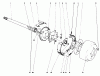 Mähdecks 30721 - Toro 72" Side Discharge Mower (SN: 80001 - 89999) (1978) Listas de piezas de repuesto y dibujos BRAKE ASSEMBLY