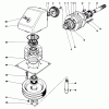 Mähdecks 30721 - Toro 72" Side Discharge Mower (SN: 80001 - 89999) (1978) Listas de piezas de repuesto y dibujos GEAR CASE ASSEMBLY-8-0909