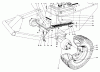 Mähdecks 30721 - Toro 72" Side Discharge Mower (SN: 80001 - 89999) (1988) Listas de piezas de repuesto y dibujos FRONT AXLE & FUEL TANK ASSEMBLY