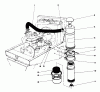 Mähdecks 30721 - Toro 72" Side Discharge Mower (SN: 900001 - 999999) (1979) Listas de piezas de repuesto y dibujos AIR CLEANER ASSEMBLY-27-7090
