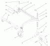 Mähdecks 30753 - Toro 52" Side Discharge Mower, GM 120 (SN: 230000001 - 230999999) (2003) Listas de piezas de repuesto y dibujos CARRIER FRAME ASSEMBLY