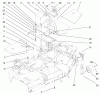 Mähdecks 30753 - Toro 52" Side Discharge Mower, GM 120 (SN: 230000001 - 230999999) (2003) Listas de piezas de repuesto y dibujos COVERS, GEARBOX AND GAGE WHEEL ASSEMBLY