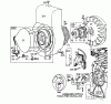 Laubbläser / Laubsauger 62905 - Toro 5 hp Lawn Blower (SN: 3000001 - 3999999) (1973) Listas de piezas de repuesto y dibujos REWIND STARTER