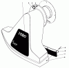 Laubbläser / Laubsauger 62923 - Toro 5 hp Lawn Vacuum (SN: 0000001 - 0999999) (1990) Listas de piezas de repuesto y dibujos SNOUT ASSEMBLY