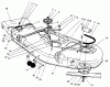 Mähdecks 59152 - Toro 52" Side Discharge Mower, no frame, ProLine 118 Listas de piezas de repuesto y dibujos DECK & SPINDLE ASSEMBLY