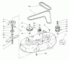 Mähdecks 78410 - Toro 38" Recycler Mower (SN: 790001 - 799999) (1997) Listas de piezas de repuesto y dibujos SPINDLE ASSEMBLY