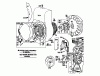 Laubbläser / Laubsauger 62912 - Toro 5 hp Lawn Vacuum (SN: 3000001 - 3999999) (1983) Listas de piezas de repuesto y dibujos REWIND STARTER