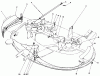 Mähdecks R5-38SY01 - Toro 38" Recycler Mower (SN: 1000001 - 1999999) (1991) Listas de piezas de repuesto y dibujos BAFFLE ASSEMBLY