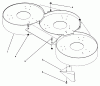 Mähdecks R5-42RY01 - Toro 42" Rear Discharge Mower (SN: 1000001 - 1999999) (1991) Listas de piezas de repuesto y dibujos BAFFLE ASSEMBLY