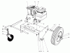 Laubbläser / Laubsauger 62923 - Toro 5 hp Lawn Vacuum (SN: 4000001 - 4999999) (1984) Listas de piezas de repuesto y dibujos ENGINE AND BASE ASSEMBLY (MODEL 62912)