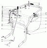 Laubbläser / Laubsauger 62912 - Toro 5 hp Lawn Vacuum (SN: 8000001 - 8999999) (1978) Listas de piezas de repuesto y dibujos HANDLE ASSEMBLY (MODEL 62923)