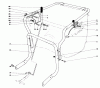 Laubbläser / Laubsauger 62923 - Toro 5 hp Lawn Vacuum (SN: 9000001 - 9999999) (1979) Listas de piezas de repuesto y dibujos CONTROLS & HANDLE ASSEMBLY (MODEL 62912)