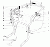 Laubbläser / Laubsauger 62923 - Toro 5 hp Lawn Vacuum (SN: 9000001 - 9999999) (1979) Listas de piezas de repuesto y dibujos HANDLE ASSEMBLY (MODEL 62923)