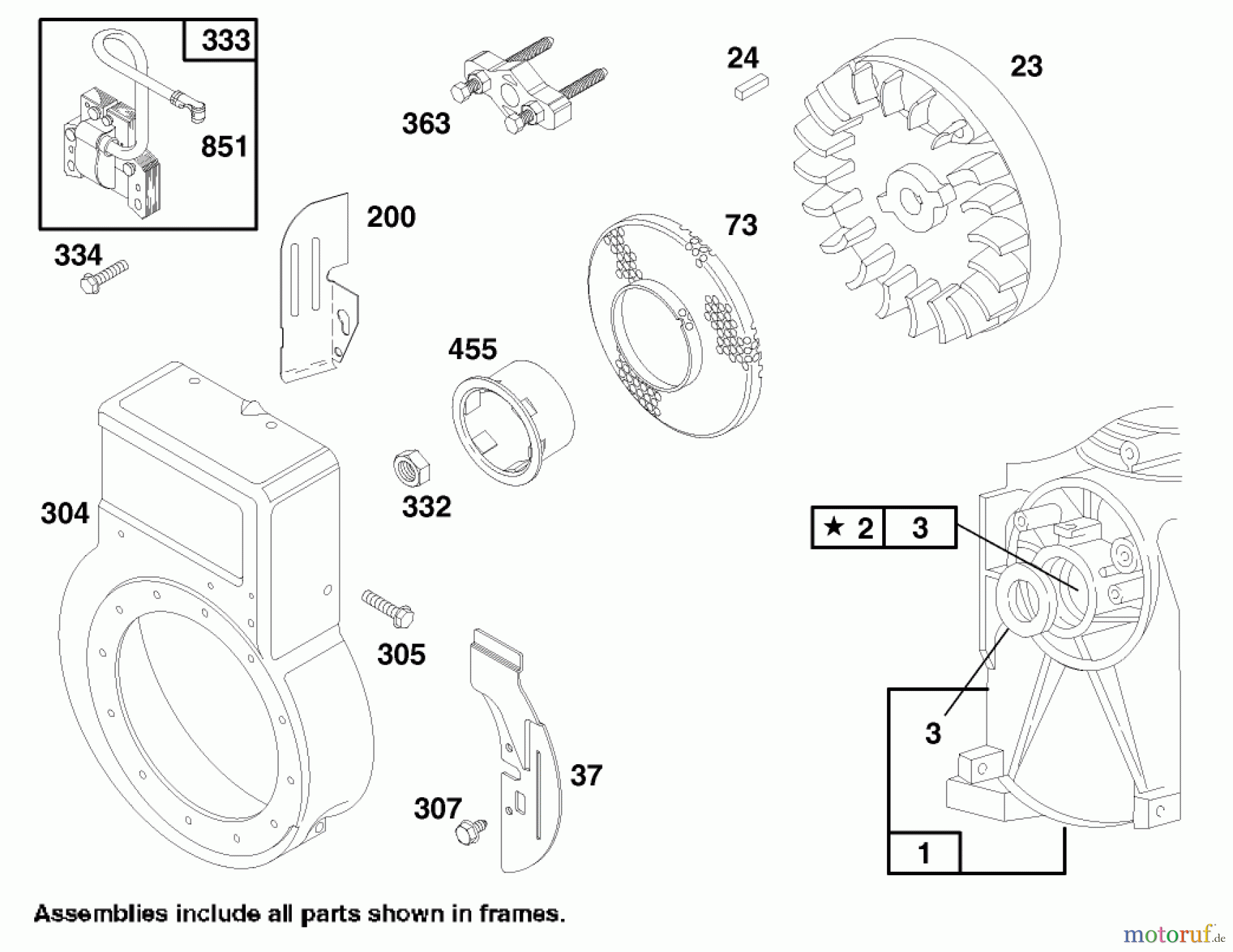  Laubbläser / Laubsauger 62924 - Toro 5 hp Lawn Vacuum (SN: 200000001 - 200999999) (2000) ENGINE BRIGGS & STRATTON MODEL 135202-0263-01 #7