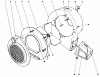 Laubbläser / Laubsauger 62933 - Toro 5 hp Lawn Blower (SN: 4000001 - 4999999) (1984) Listas de piezas de repuesto y dibujos BLOWER ASSEMBLY