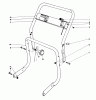 Laubbläser / Laubsauger 62933 - Toro 5 hp Lawn Blower (SN: 4000001 - 4999999) (1984) Listas de piezas de repuesto y dibujos HANDLE ASSEMBLY