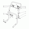 Laubbläser / Laubsauger 62933 - Toro 5 hp Lawn Blower (SN: 5000001 - 5999999) (1985) Listas de piezas de repuesto y dibujos HANDLE ASSEMBLY