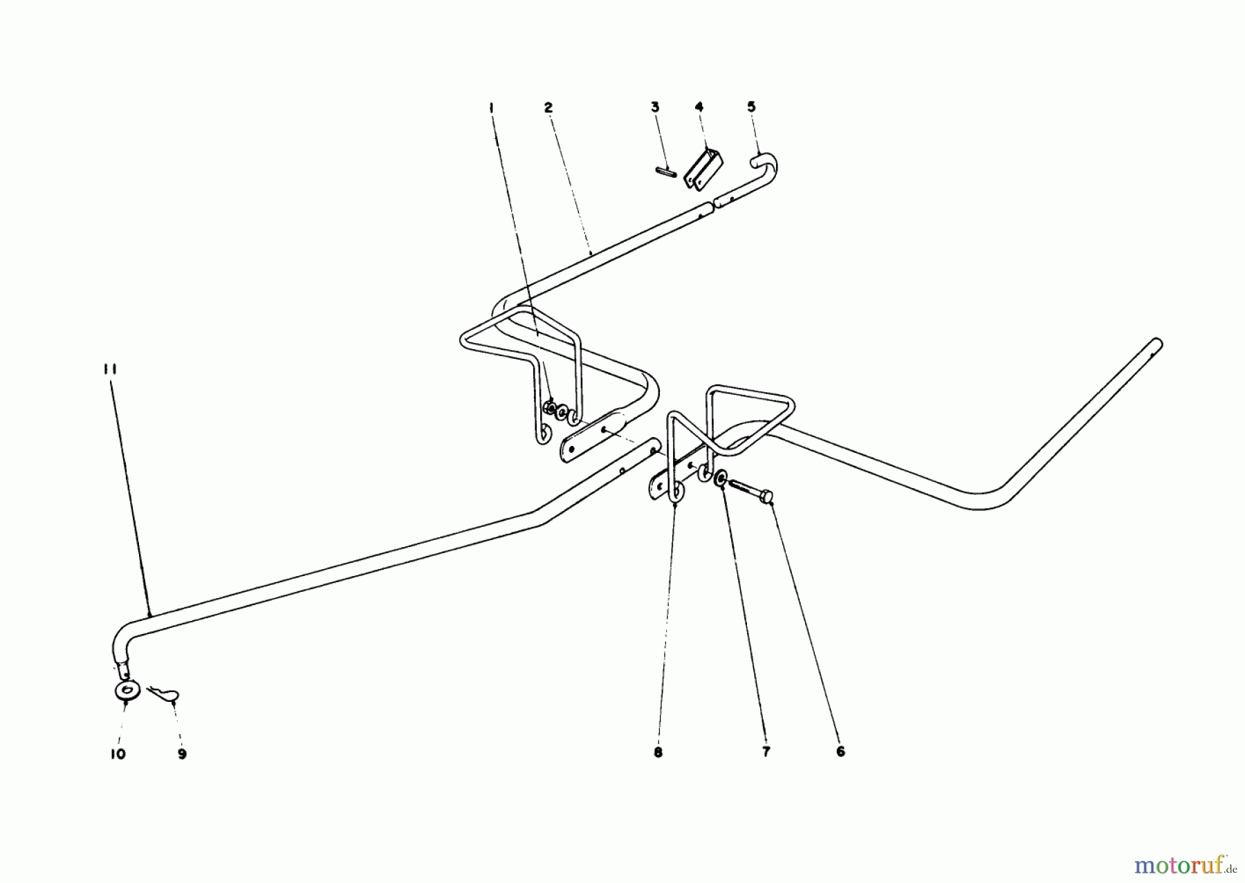  Laubbläser / Laubsauger 62933 - Toro 5 hp Lawn Blower (SN: 5000001 - 5999999) (1985) HITCH KIT MODEL NO. 59087 (OPTIONAL)